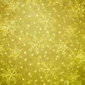Motif de Flocons de Neige Dorés