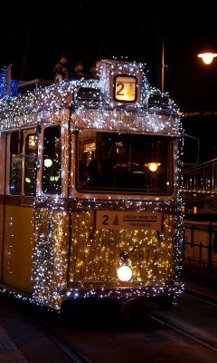 Tramway Festif avec Lumières