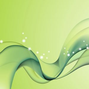 Vagues Abstraites Vertes