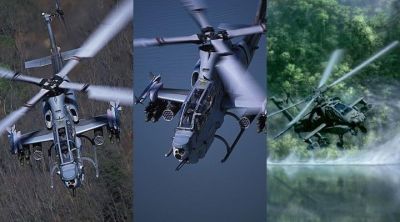 Exposition d'Hélicoptères Apache