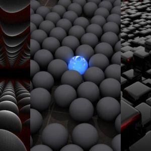 Formes et Motifs Abstraits 3D