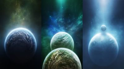 Fond d'Écran Planètes Galactiques