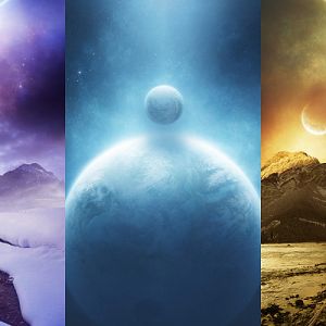 Paysages Spatiaux Étonnants