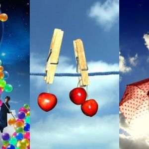 Ballons Colorés et Cœurs