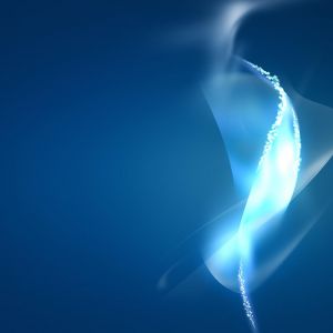 Design Abstrait Bleu en Vagues