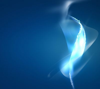 Design Abstrait Bleu en Vagues