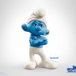 Personnage Schtroumpf Grognon
