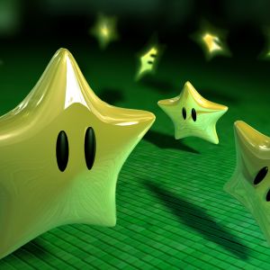 Étoiles Vertes Mignonnes