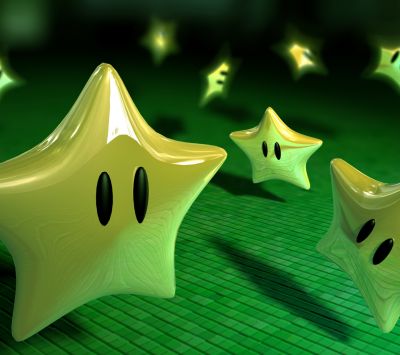 Étoiles Vertes Mignonnes