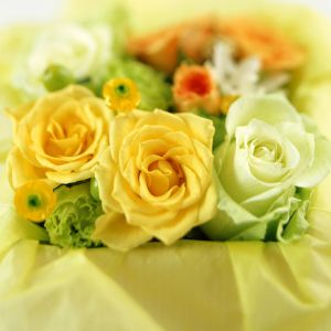 Magnifique Bouquet de Roses Jaunes