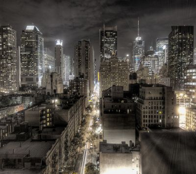 Panorama Nocturne de la Ville