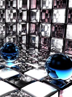 Réflexion Abstraite Brillante