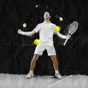 Novak Djokovic Champion de Tennis