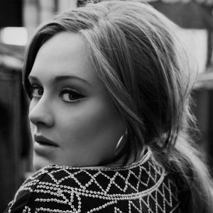 Portrait d'Adele en Noir et Blanc