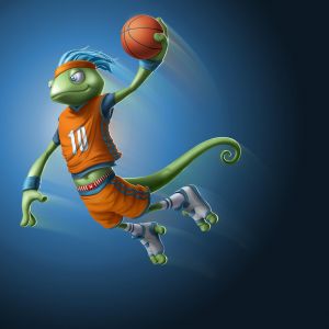 Personnage Lézard de Basketball