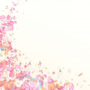 Design Abstrait Floral Coloré