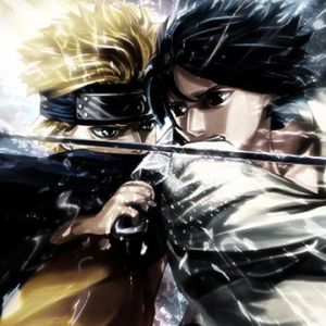 Bataille entre Naruto et Sasuke