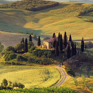 Beau paysage toscan