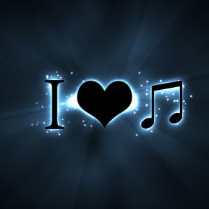 J'aime la musique fond