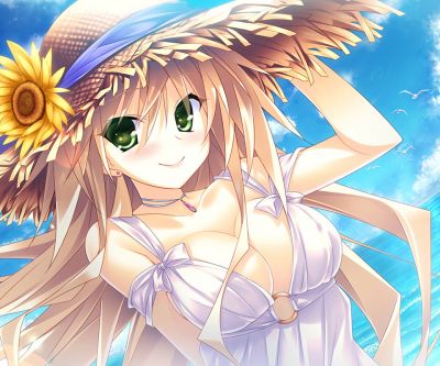 Fille d'Été avec Tournesol