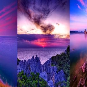 Paysages de Coucher de Soleil Éblouissants