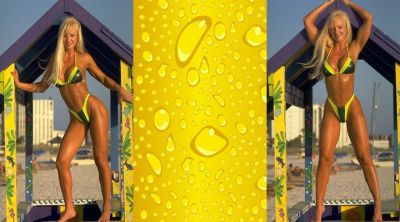 Glamour de Plage en Jaune