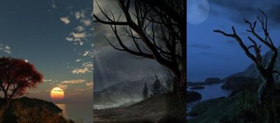 Couchers de soleil et paysages nocturnes époustouflants