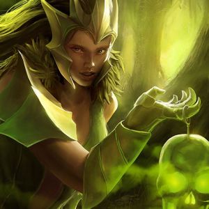 Guerrière Fantastique avec Crâne