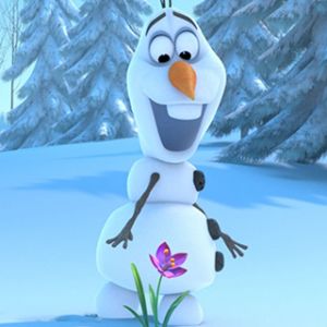 Olaf de La Reine des Neiges avec Fleur