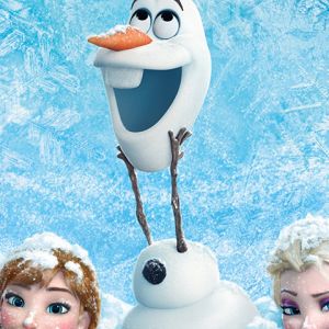 Personnages de La Reine des Neiges - Olaf, Anna, Elsa