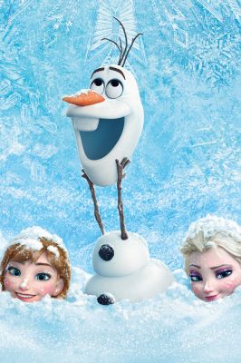 Personnages de La Reine des Neiges - Olaf, Anna, Elsa