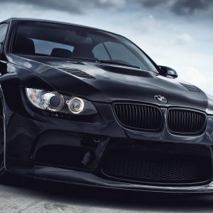 Voiture de Sport Noire BMW M3