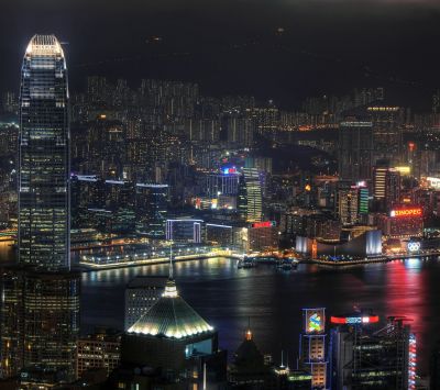 Skyline Nocturne de Hong Kong