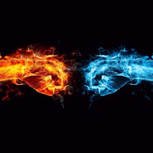 Mains de Feu et de Glace