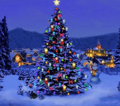Magnifique Sapin de Noël de Nuit