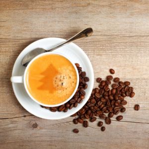 Tasse de Café et Grains