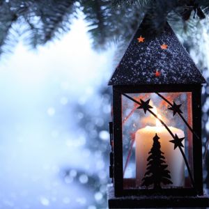 Lanterne de Noël avec Bougie