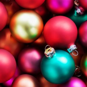 Ornements de Noël Colorés