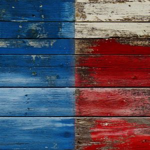 Texture en Bois du Drapeau Français