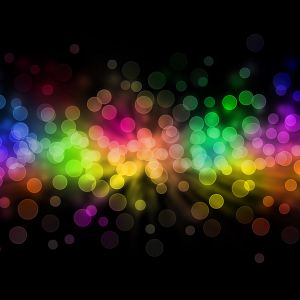 Lumières Bokeh Colorées
