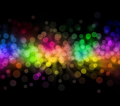Lumières Bokeh Colorées