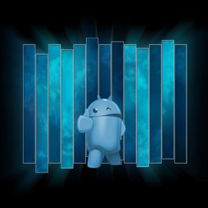 Art du Personnage Android Bleu