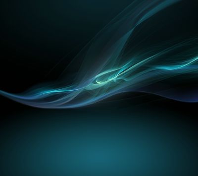 Design Abstrait de Vagues Bleues