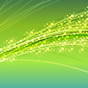 Design Abstrait Vert Vibrant