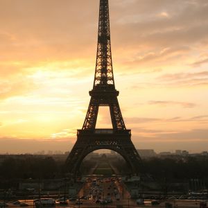 Tour Eiffel au Coucher de Soleil