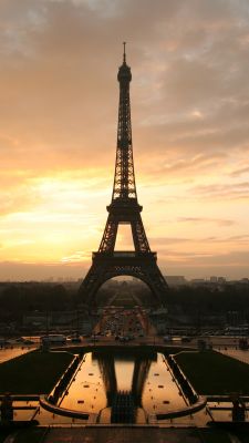 Tour Eiffel au Coucher de Soleil