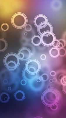 Motifs de Bulles Colorées