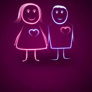 Illustration de Couple Mignon