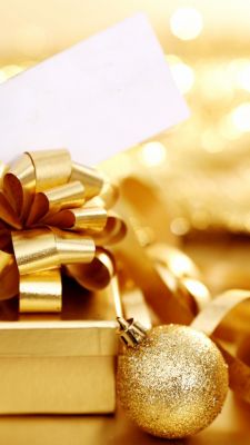 Cadeau de Noël Doré