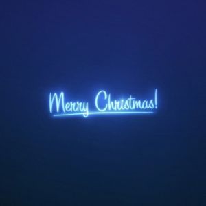 Fond Neon Joyeux Noël